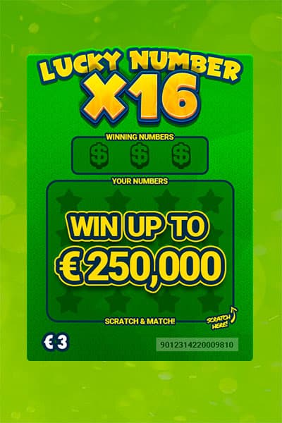 Lucky Numbers x16